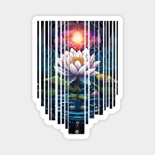 Lotus Shred Design Magnet