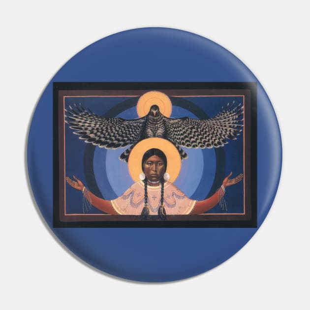 Lakota Annunciation Pin by JBG ICON