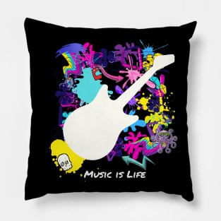 Guitar Art Pillow