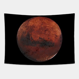 Planet Mars Tapestry