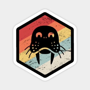 Retro Vintage Walrus Icon Magnet