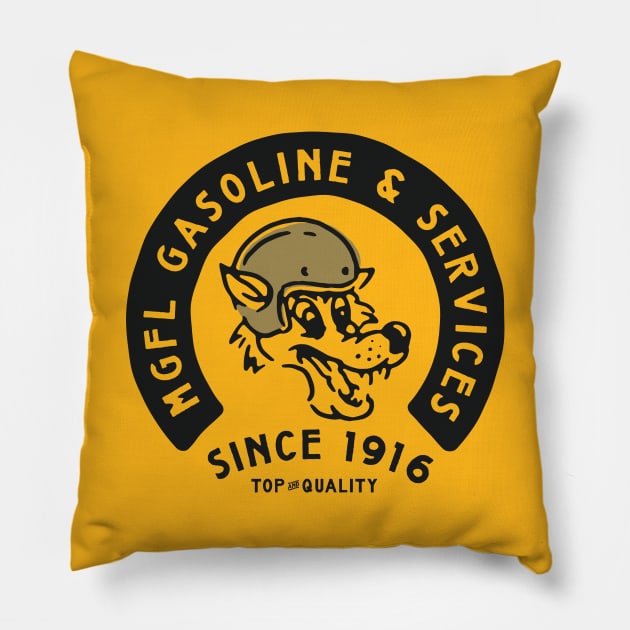 MGFL Gasoline & Service Pillow by Megflags