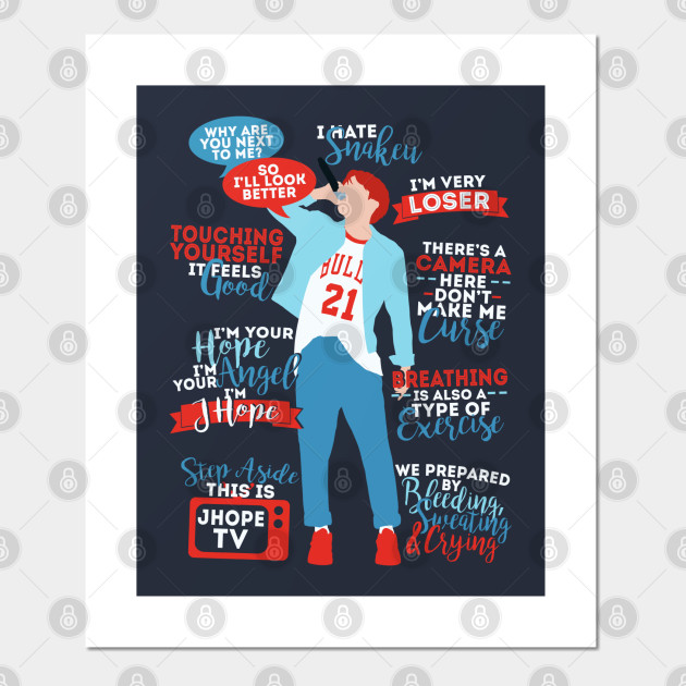 Bts J Hope Quotes Jhope Posters And Art Prints Teepublic