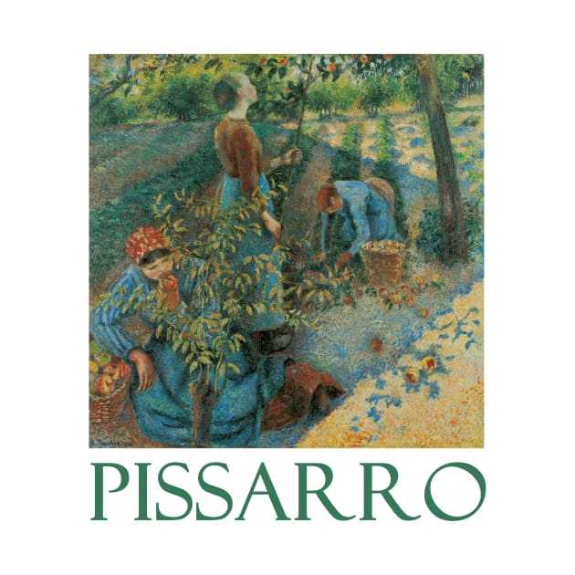 Apple Picking by Camille Pissarro by Naves