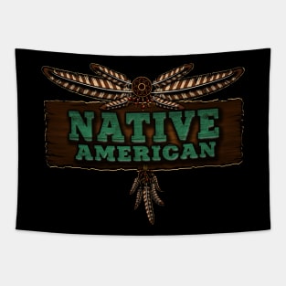 Native American Old Board Tapestry