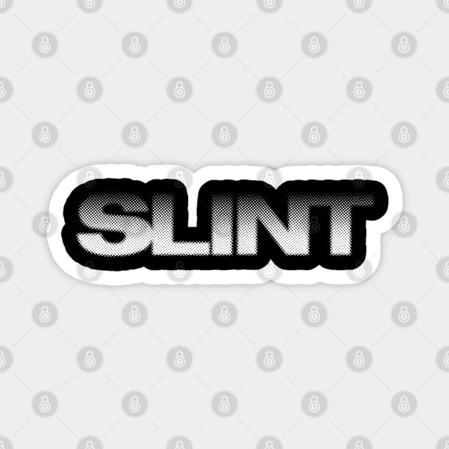 Slint Halftone (white) Magnet by Joada