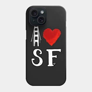 I Heart San Francisco (remix) by Tai's Tees Phone Case