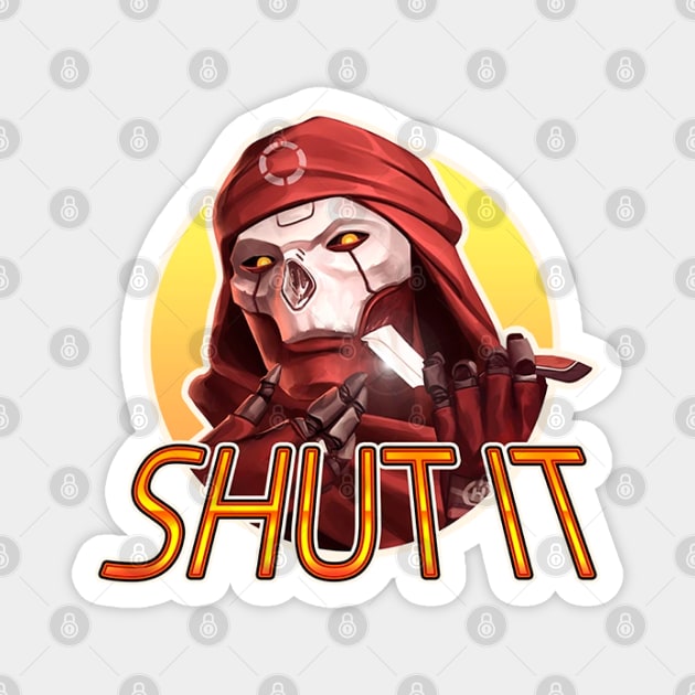 Revenant - Shut It! Magnet by Paul Draw