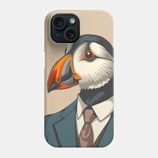 Puffin Man Phone Case