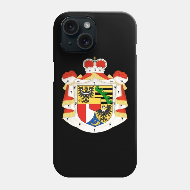 Coat of arms of Liechtenstein Phone Case by Wickedcartoons