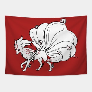 Kitsune japanese fox Tapestry