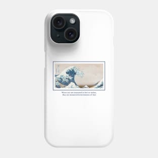 great wave off kanagawa. Phone Case