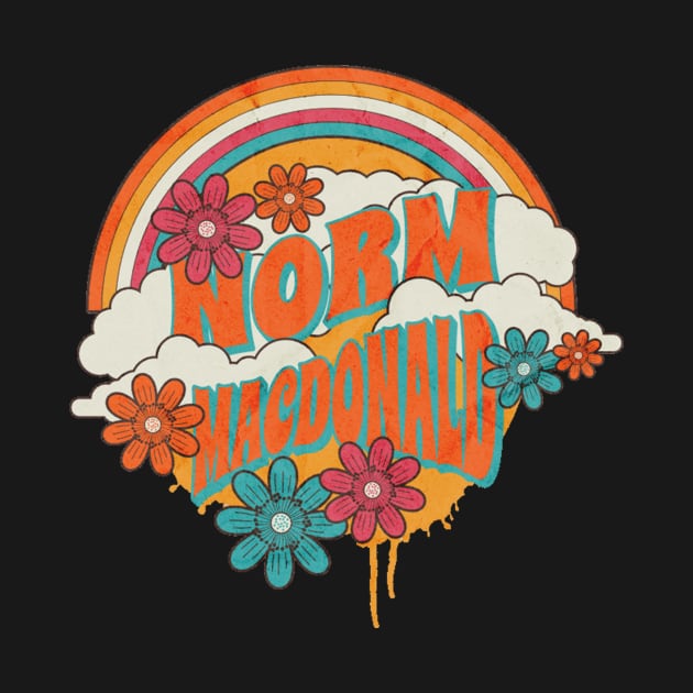 Retro Rainbow // Norm Macdonald by sansxart