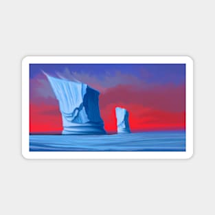 Frozen Landscape Magnet