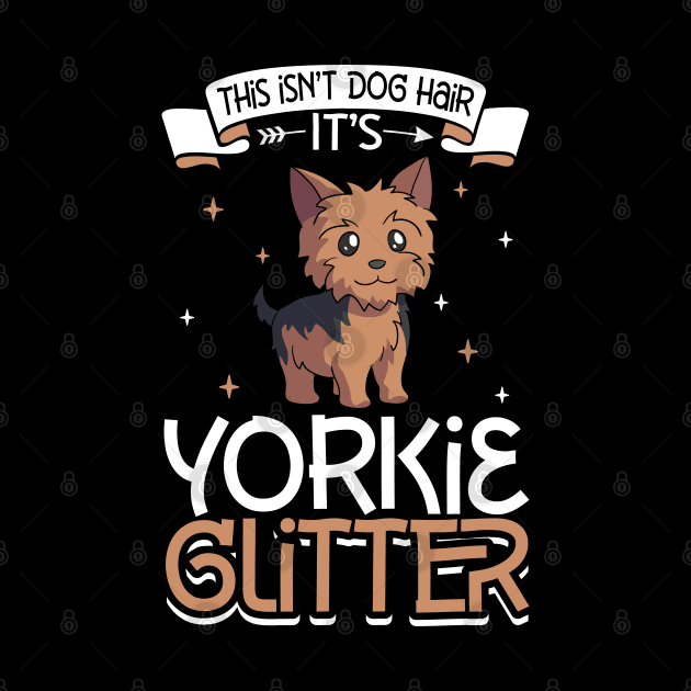 Yorkie glitter by Modern Medieval Design