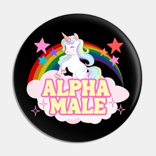 Alpha Male - Funny Male Pin