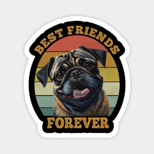 Pug Best Dog Best Friend Magnet