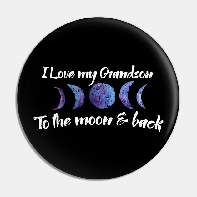 I love my grandson to the moon and back Pin by bubbsnugg