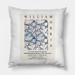 William Morris Wallflower Pattern 1890, William Morris Floral Exhibition Wall Art Design Pillow