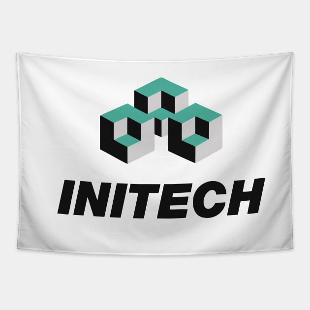 Initech logo - Office Space Tapestry by BodinStreet