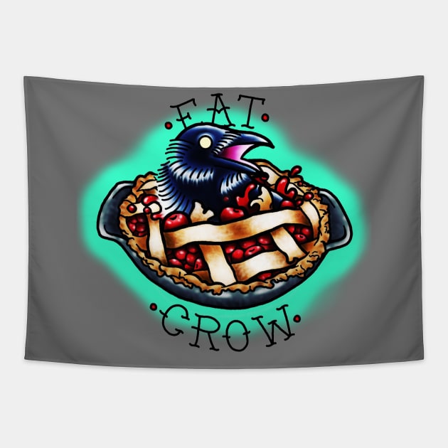 Eat Crow! Tapestry by ReclusiveCrafts