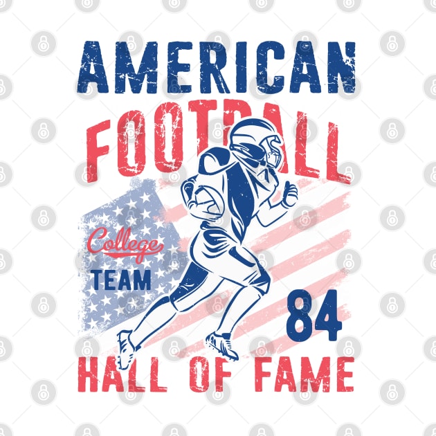 American Football Hall of Fame , Collage Football by CoolTees