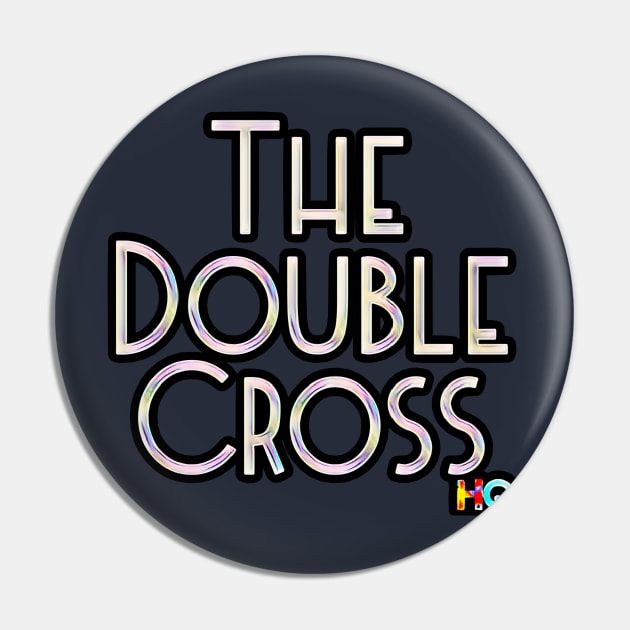 The Double Cross- Hipster Golf Pin by Kitta’s Shop