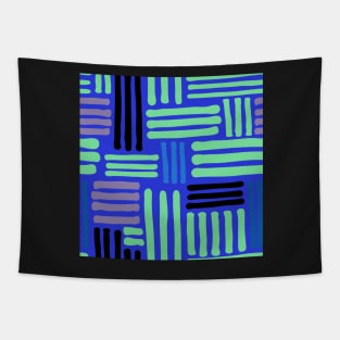 Colourful Stripes Pattern Tapestry