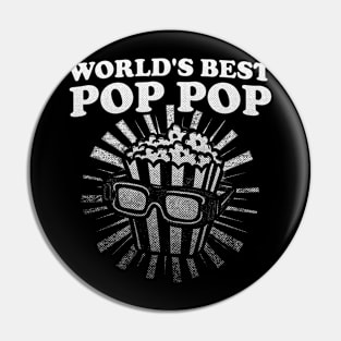 Pop Pop Shirt, Grandpa Shirt, Funny Papa Shirt, Gift For Grandpa, Fathers Day, Funny Shirt For Grandpa, World's Best Pop Pop, Popcorn Pin