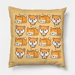 Shiba Inu Cute Pattern Pillow