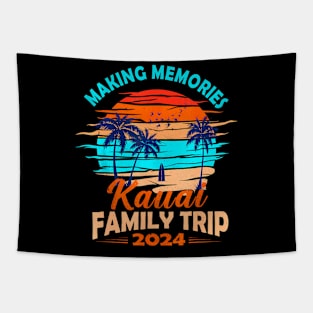 Making Memories 2024 Kauai Hawaii Family Trip Vacation Tapestry