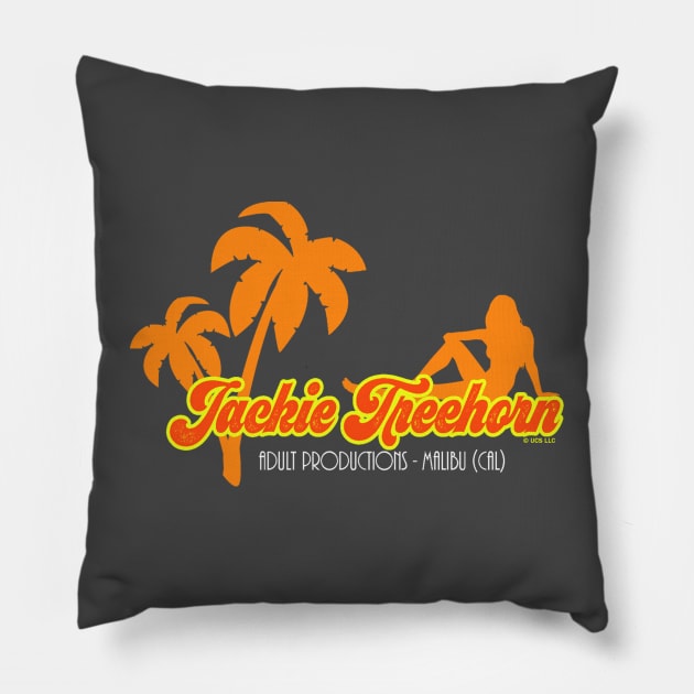 Jackie Treehorn Adult Productions Pillow by Cisne Negro