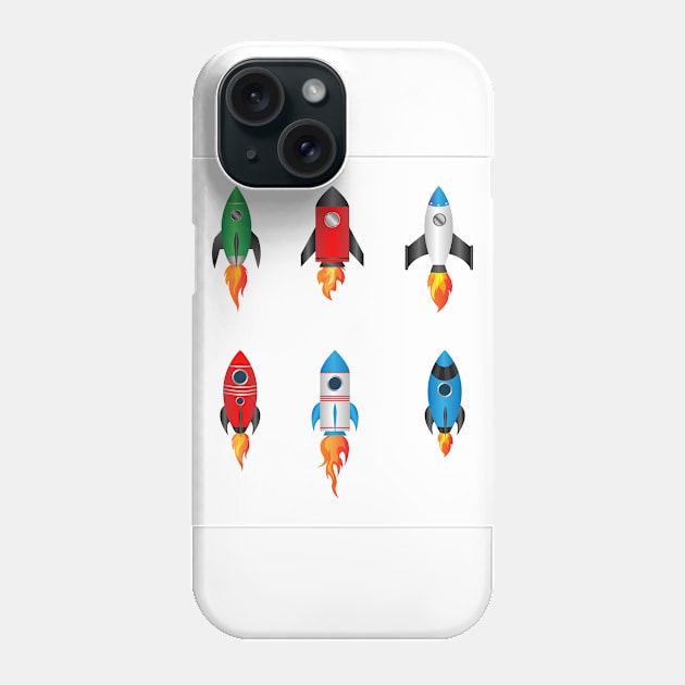 Wallpaper Rocket Phone Case by Rizaldiuk