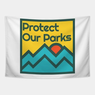 Vintage Protect our Parks Tapestry