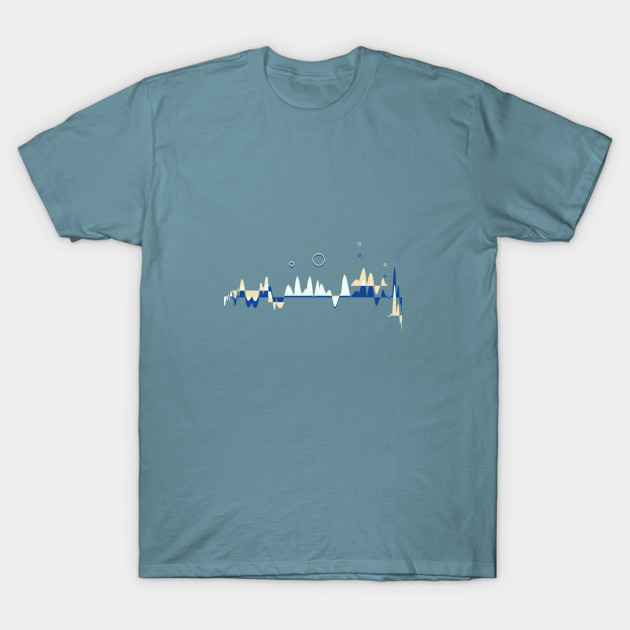 Disover Glitched floating island - Minimalist Art - T-Shirt