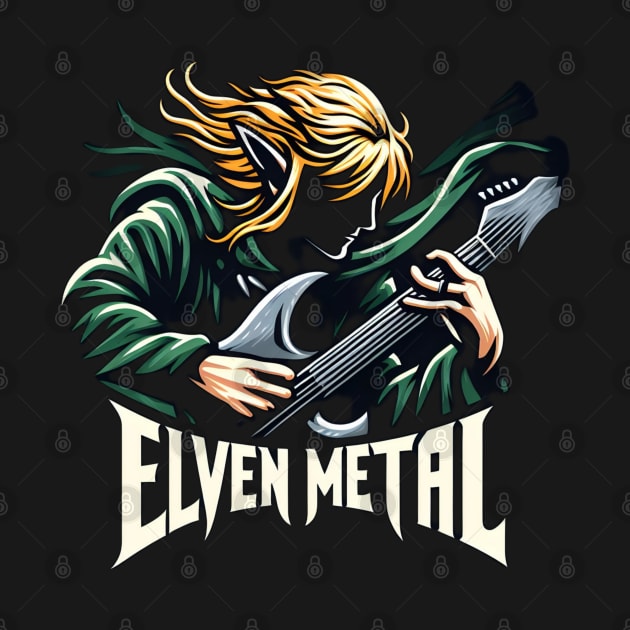 Elven Metal - Elf Guitar Hero - Fantasy by Fenay-Designs