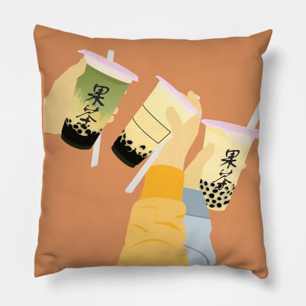 bubbly Pillow by thriftydumplin