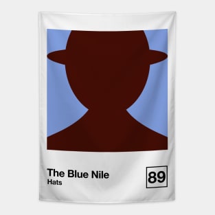 The Blue Nile / Minimal Style Graphic Artwork Design Tapestry