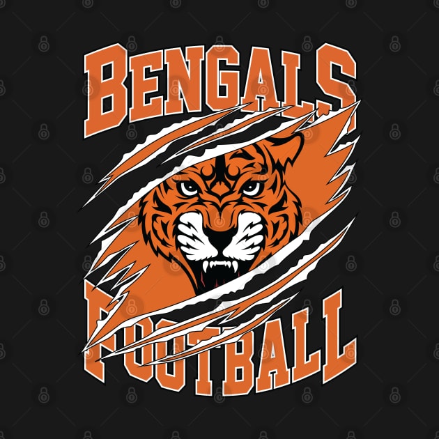 CCNT Bengals Football by Cemploex_Art