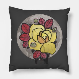 Yellow Rose Pillow