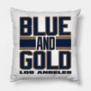 Los Angeles LYFE Blue and Gold True Football Colors! Pillow