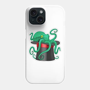 Octopus Wizard Top hat Phone Case