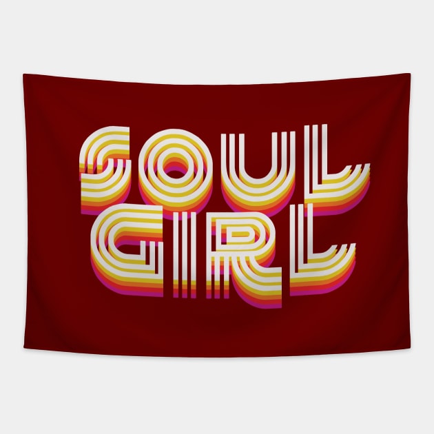 Soul Girl soul music Tapestry by retropetrol