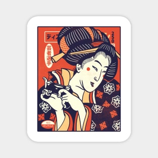 Gamer Series: Geisha (Light Colored Shirts) Magnet