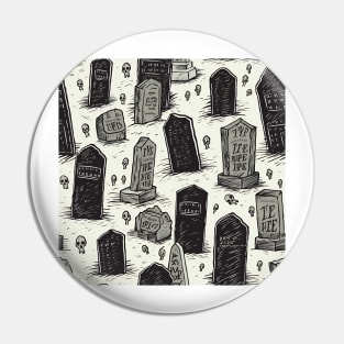 Halloween Decorations 28 - Graveyard/Tombstones Pin