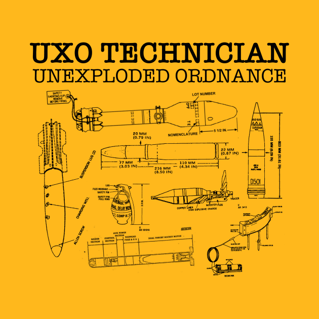 UXO Unexploded Ordnance Tech by The Blue Deck