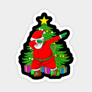 Dab Santa Christmas Tree Dabbing St Nicholas Xmas Magnet