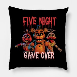 Five Nights At Freddy's Game Over Pillow