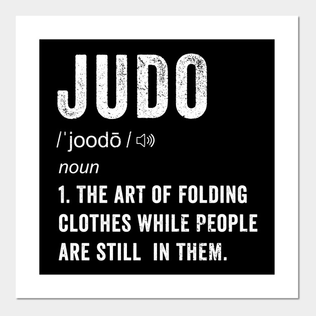 judo Definition print judo Definition poster