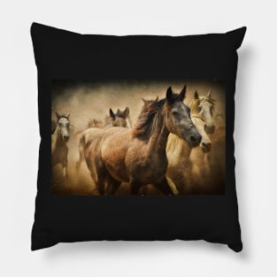 Wild Horses Pillow